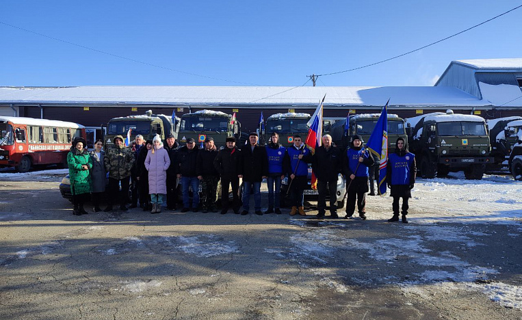 Автопробег посвященный 97-ой годовщине ДОСААФ России